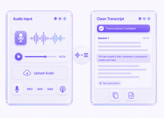 Convert Speech to Text with High Accuracy