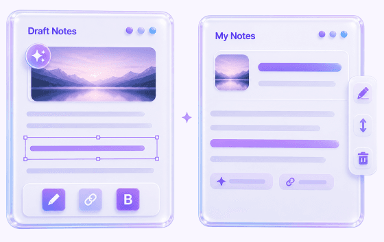 Customize & Edit Your Notes